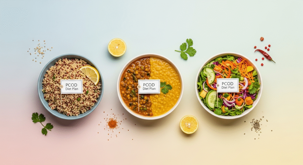 Healthy Indian meals for PCOD diet plan