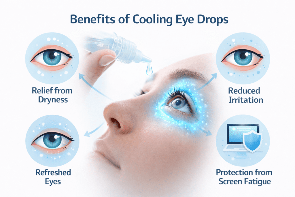 Cooling Eye Drops: 7 Powerful Benefits for Refreshing and Protecting Tired Eyes