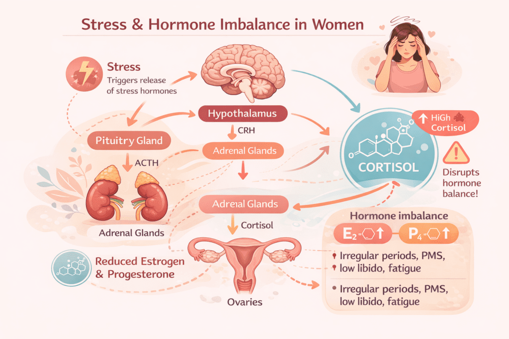 Stress and Women’s Hormones: 9 Powerful Facts Every Woman Must Know for Better Health